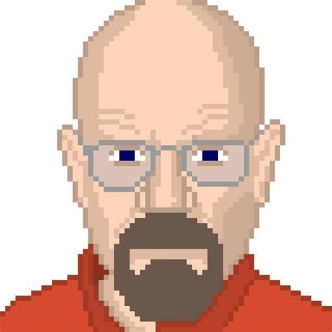 breaking bad pixel art|walter white pixel art.